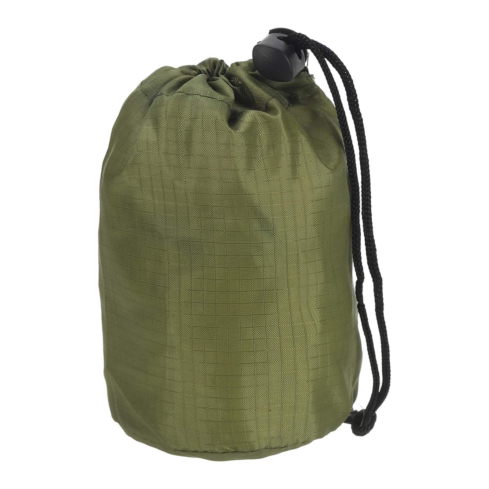 Unique Bargains - Stuff Sack, Nylon Waterproof Storage Sack, Portable Drawstring Dry Bag with Toggle, 3x5Inch, for Camping - Dark Green price history on PriceWatchPro