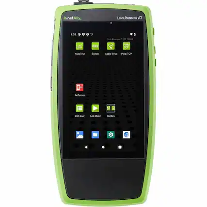 netAlly, LINKRUNNER AT 1:35
e LinkRunner AT 3000 F PING TCP
AutoTest Switch Cable Test Ping/TCP
Reflector
Link-Live App Store Guides