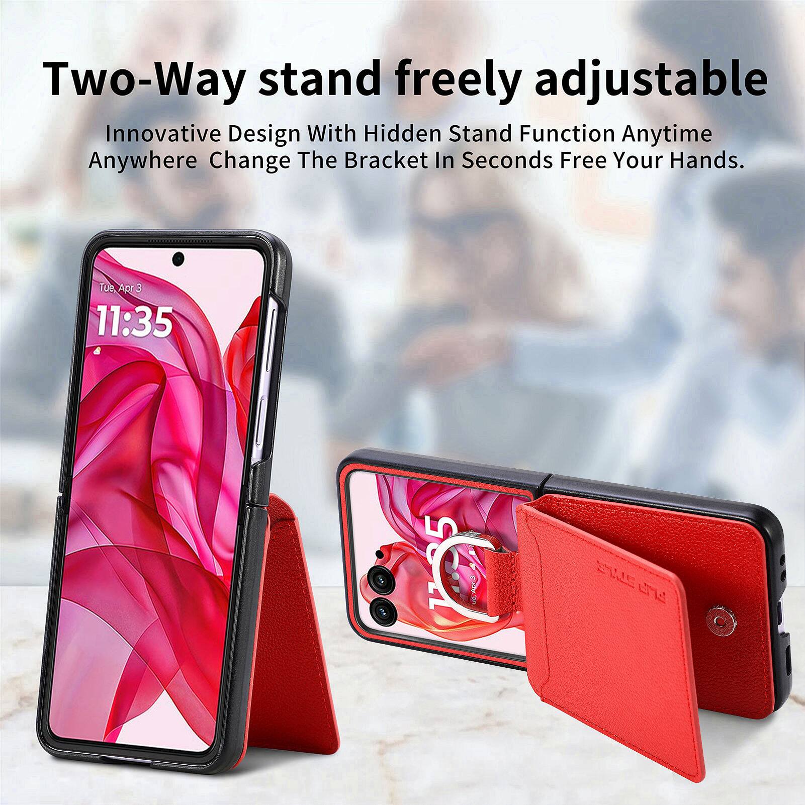 Two-Way stand freely adjustable  
Innovative Design With Hidden Stand Function Anytime Anywhere Change The Bracket In Seconds Free Your Hands.  
Tue Apr 3 11:35