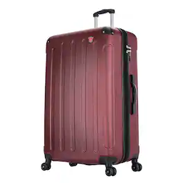 DUKAP - Intely Hardside Spinner Luggage 32" with Integrated Digital Weight Scale - WINE