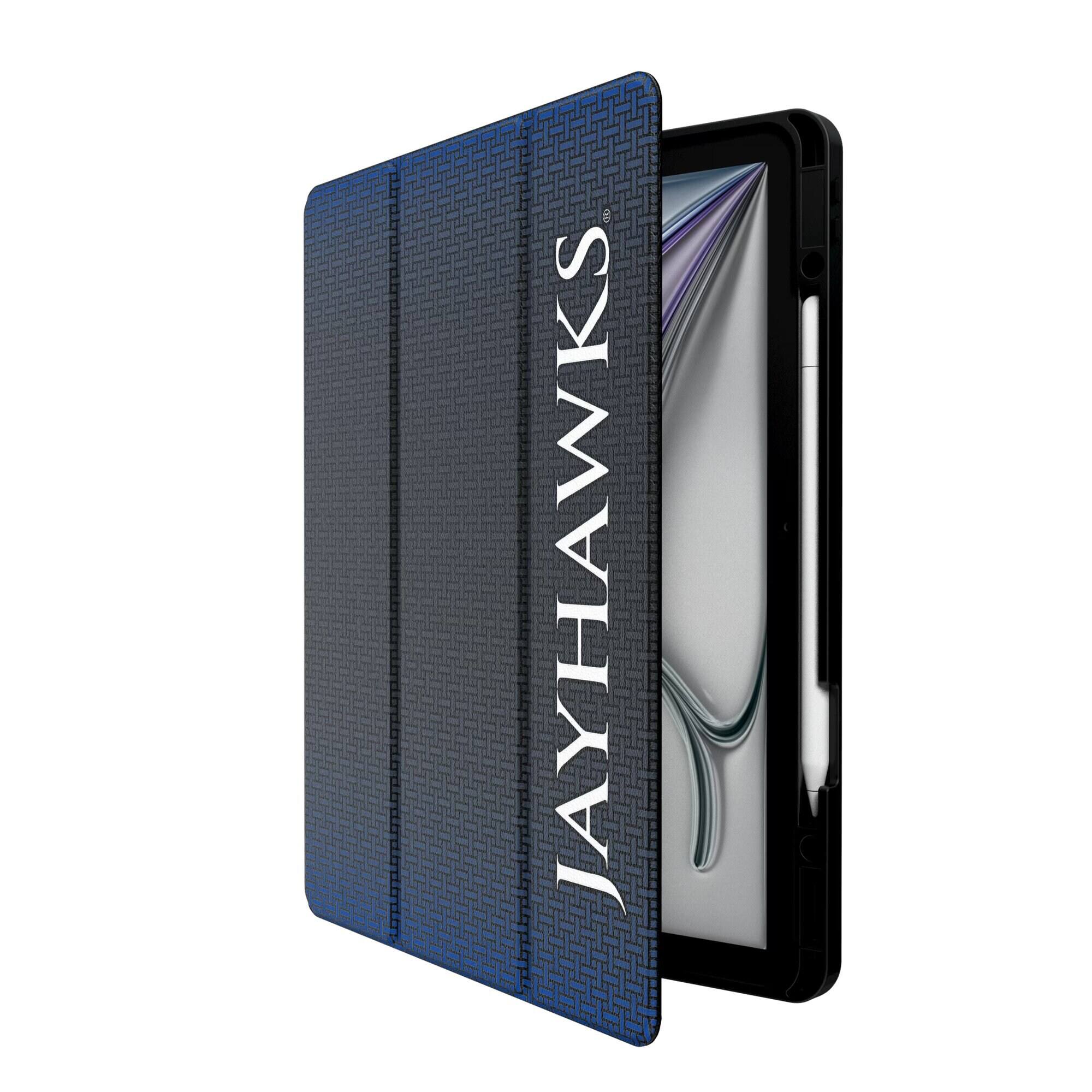 Alt View 1. Keyscaper - Kansas Jayhawks iPad Case - 7/8/9 Gen / 10.5in Pro / 3rd Gen Air - Black.