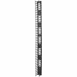 APC - NetShelter Cable Management, Vertical Cable Manager, for NetShelter SX 750mm Wide 45U, Set of 2, 97 x 1981 x 160 mm - Black