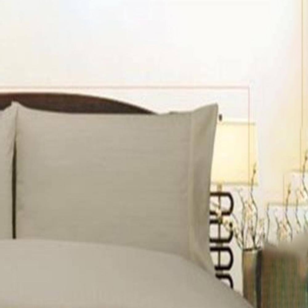 Alt View 1. Plazatex - Plazatex Embossed Dobby Stripe 90GSM Microfiber Sheet Set - Full 54x75", Gray - Gray.