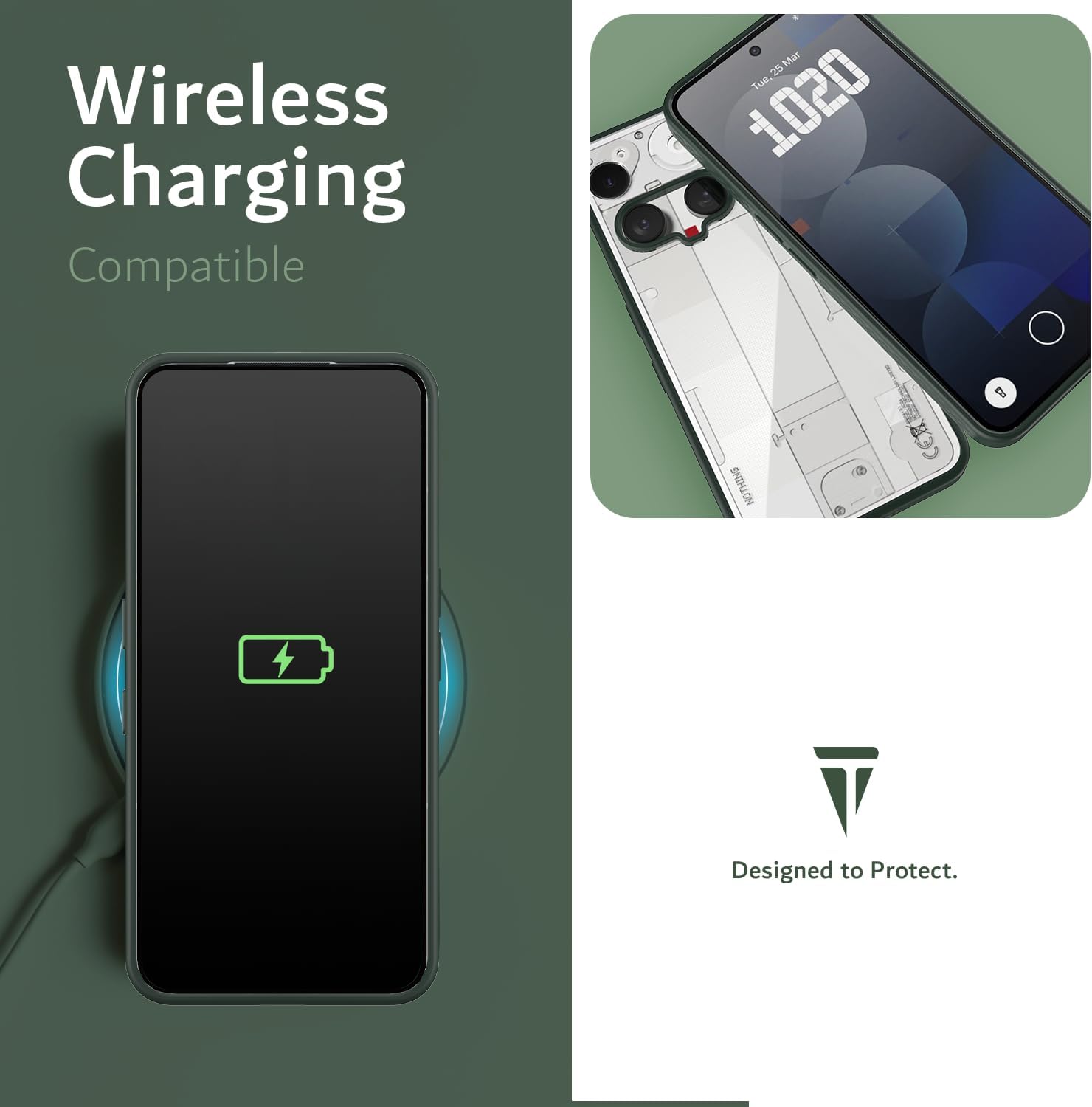 Wireless Charging Compatible  
Tue 25 Mar  
10:20  
Designed to Protect.