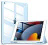 DTTO - Case for iPad 9th/8th/7th Generation 10.2 inch, Clear Back, TPU Shockproof Frame Cover - Ice Blue