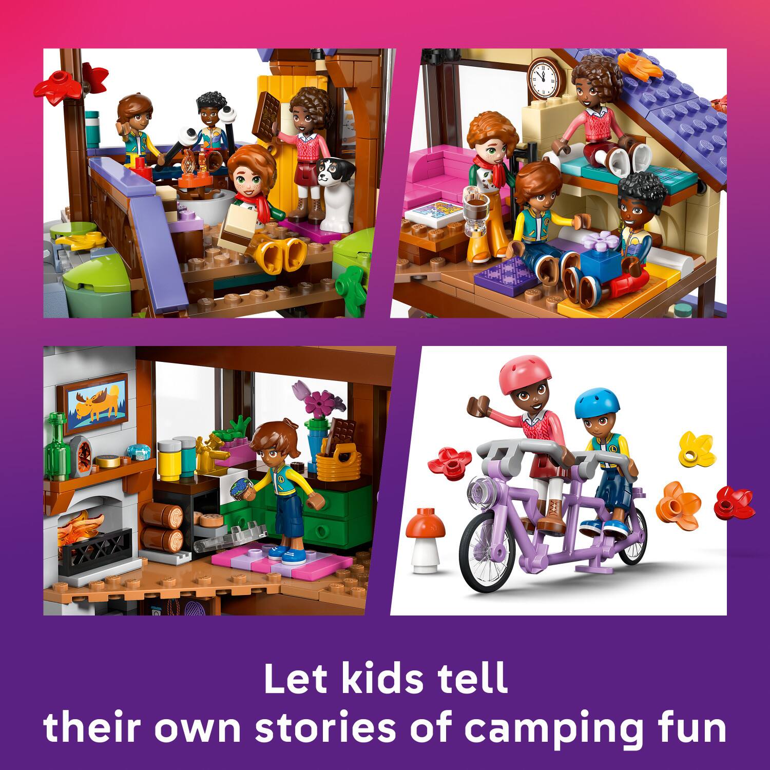 Let kids tell their own stories of camping fun