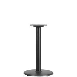 Emma + Oliver - 18'' Round Restaurant Table Base with 3'' Dia. Table Height Column - Black