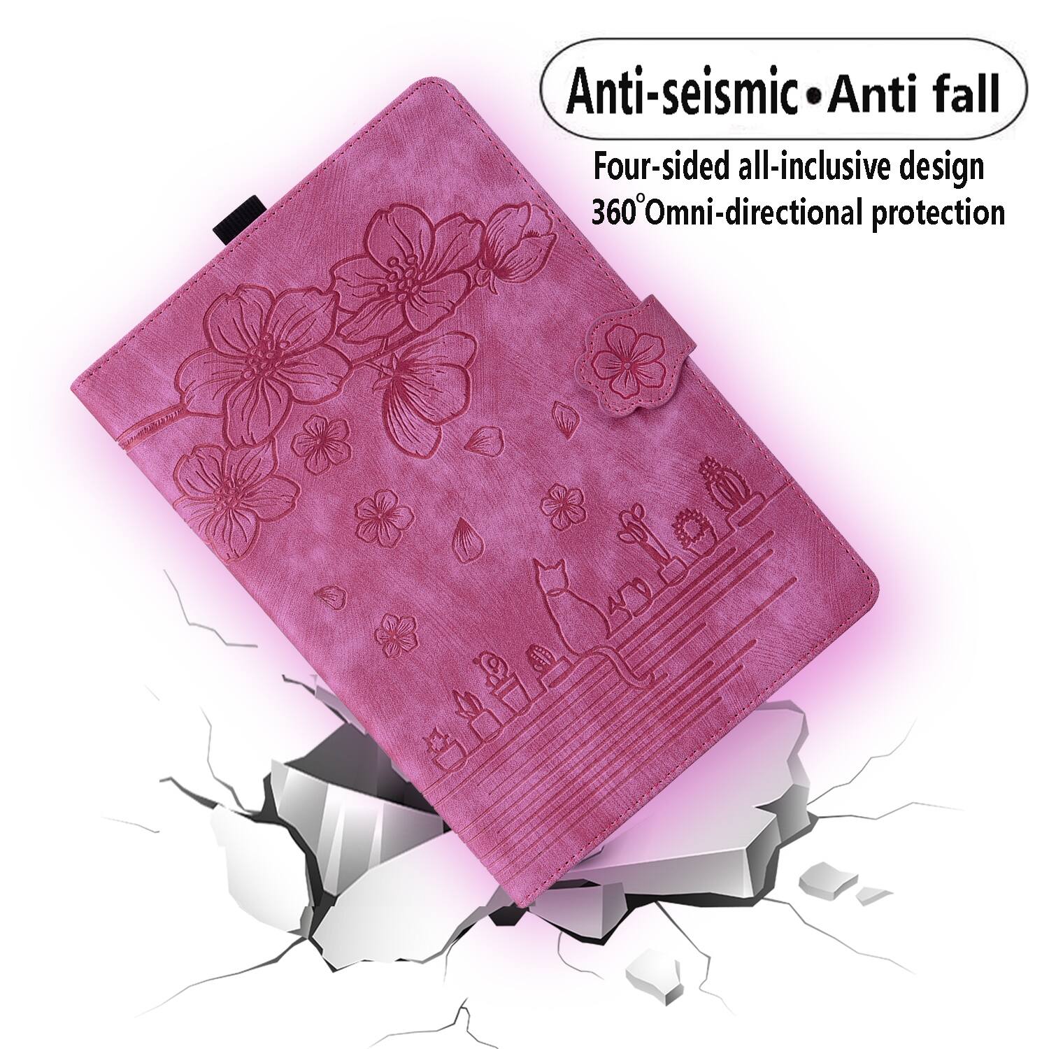 Anti-seismic • Anti fall  
Four-sided all-inclusive design  
360° Omni-directional protection