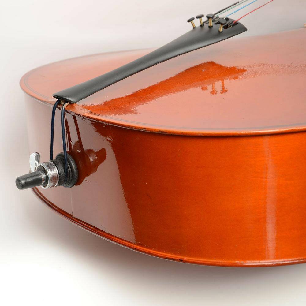 Left. Winado - School Band Pure Sound Professional 4/4 Full Size Cello With Bow Rosin Case.