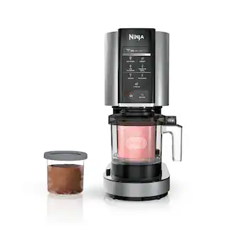 Ninja - CREAMi, Ice Cream Maker, 7 One-Touch Programs, Lite Ice Cream, Sorbet, Gelato, Milkshake, Smoothie - Silver