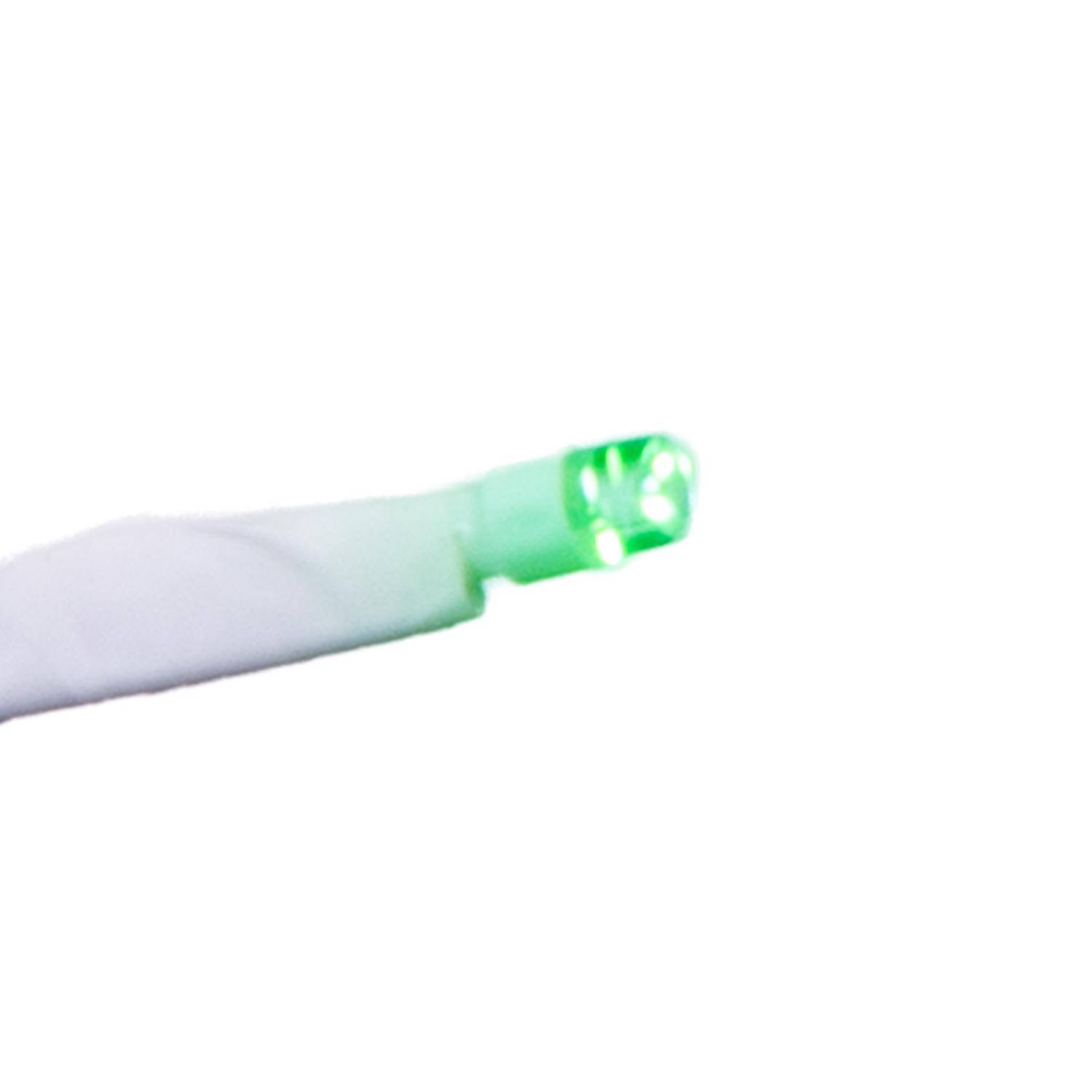 Angle. Celebrations - Celebrations LED Green/White Starlight Burst 16 in. Hanging Decor - Green | White.