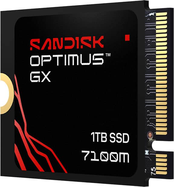 SANDISK 1TB Optimus GX 7100M PCIe 4.0 x4 M.2 2230 NVMe SSD