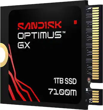 SANDISK 1TB Optimus GX 7100M PCIe 4.0 x4 M.2 2230 NVMe SSD - Best Buy SANDISK 1TB Optimus GX 7100M PCIe 4.0 x4 M.2 2230 NVMe SSD - Best Buy