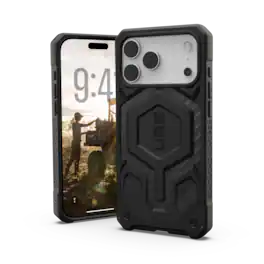 UAG - Monarch Pro Series Case with Magsafe for Apple iPhone 17 Pro Max - Carbon Fiber