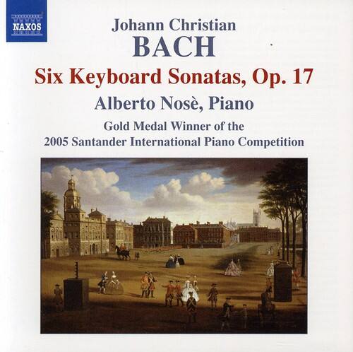 J.C. Bach - Six Keyboard Sonatas Op 17   - COMPACT DISCS [CD]