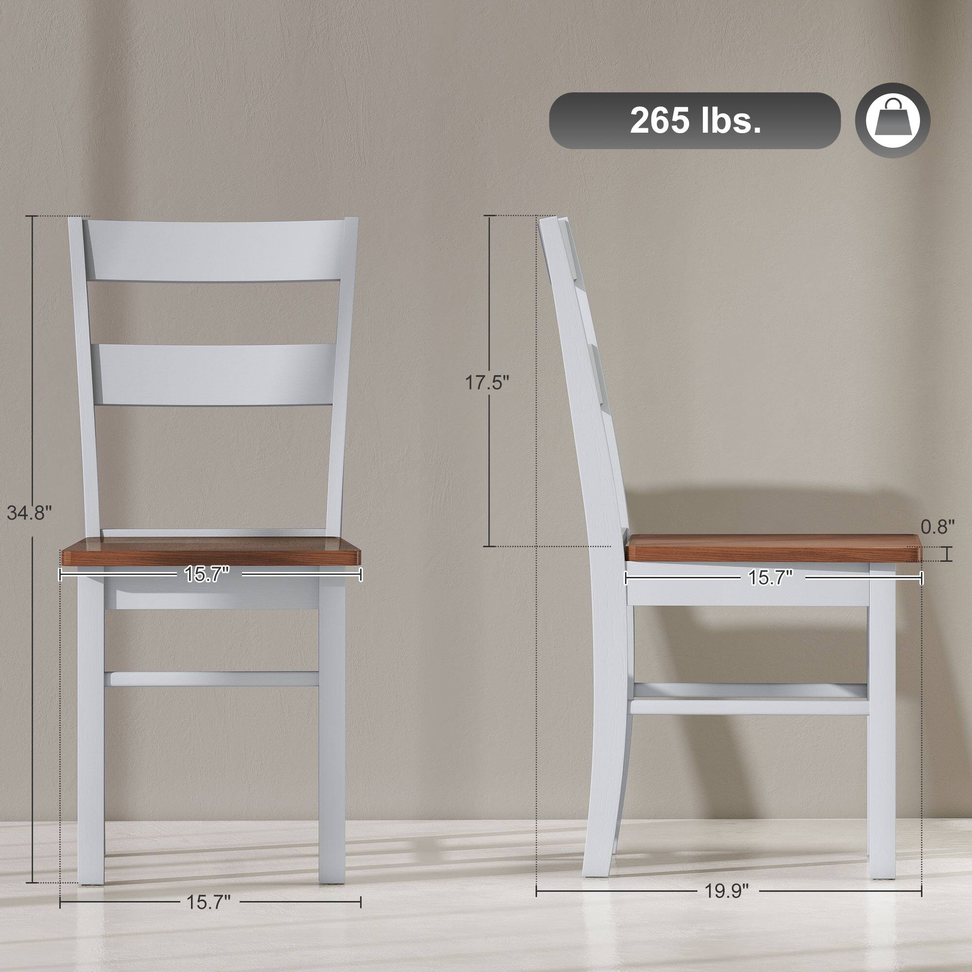 265 lbs.  
17.5"  
34.8"  
15.7"  
15.7"  
0.8"  
15.7"  
19.9"