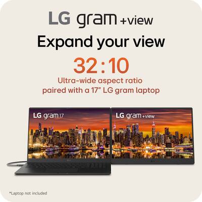 LG gram +view 17” IPS WQXGA 60Hz Portable Monitor (USB Type C LG gram +view 17” IPS WQXGA 60Hz Portable Monitor (USB Type C