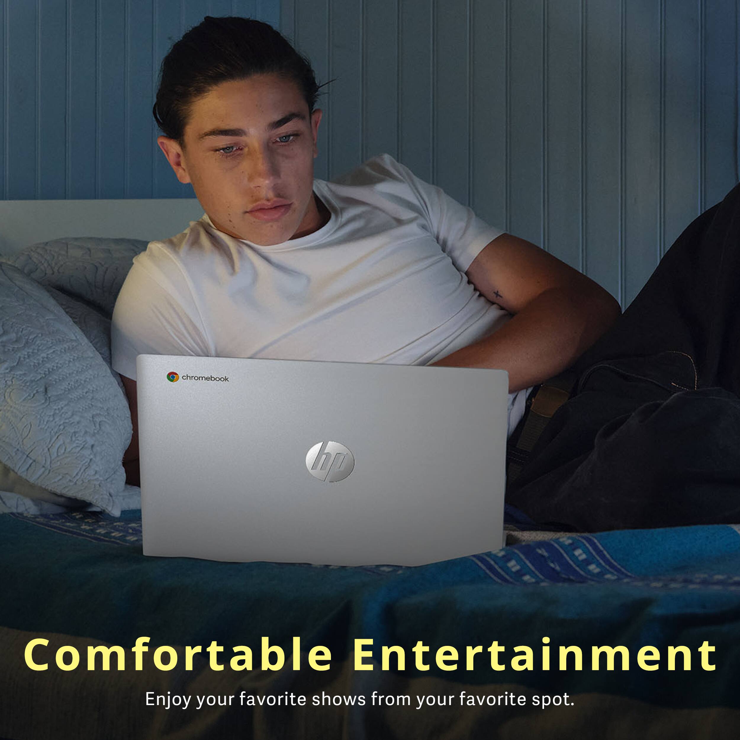 Comfortable Entertainment  
Enjoy your favorite shows from your favorite spot.