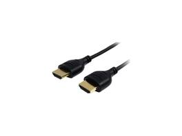 StarTech.com - HDMIMM6HSS 6 ft. Black Slim High Speed HDMI Cable with Ethernet Male to Male