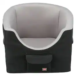 TRIXIE - Pet Booster Seat, Travel Cat Bed, Dog Car Seat Ideal for Small Dogs and Cats - Black