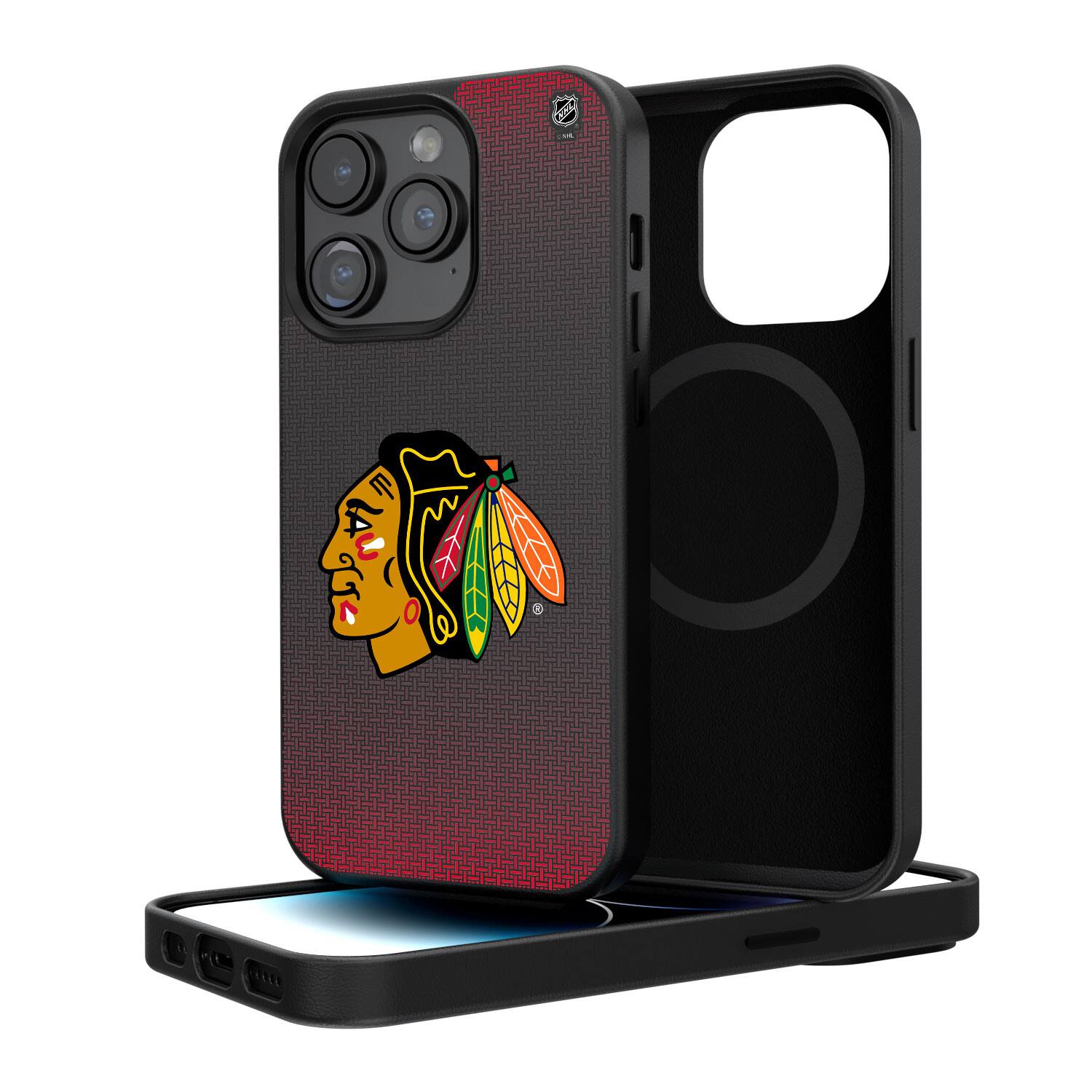 Keyscaper - NHL - Chicago Blackhawks Linen Logo iPhone Magnetic Bump Case - 15 - Black price history on PriceWatchPro