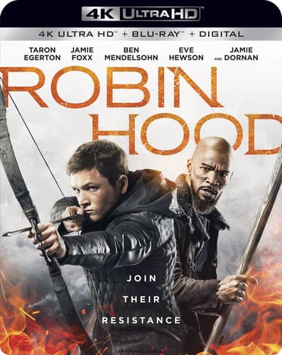 Front. Robin Hood   - 4K Blu-Ray.