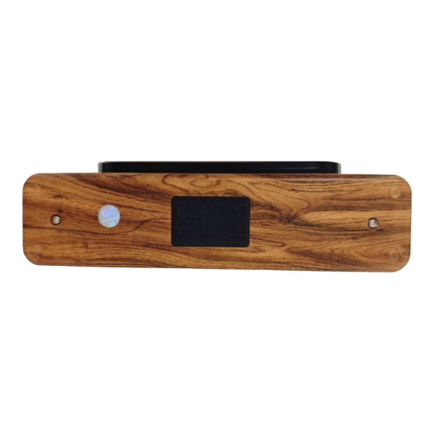 Alt View 5. QFX - Retro-Style Portable AM/FM/Shortwave Radio Retro-1937, Bluetooth, Flashlight, Party Light - Black.