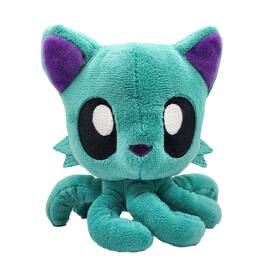 Tentacle Kitty - Electron Teal 6 Inch Little One Plush - Blue