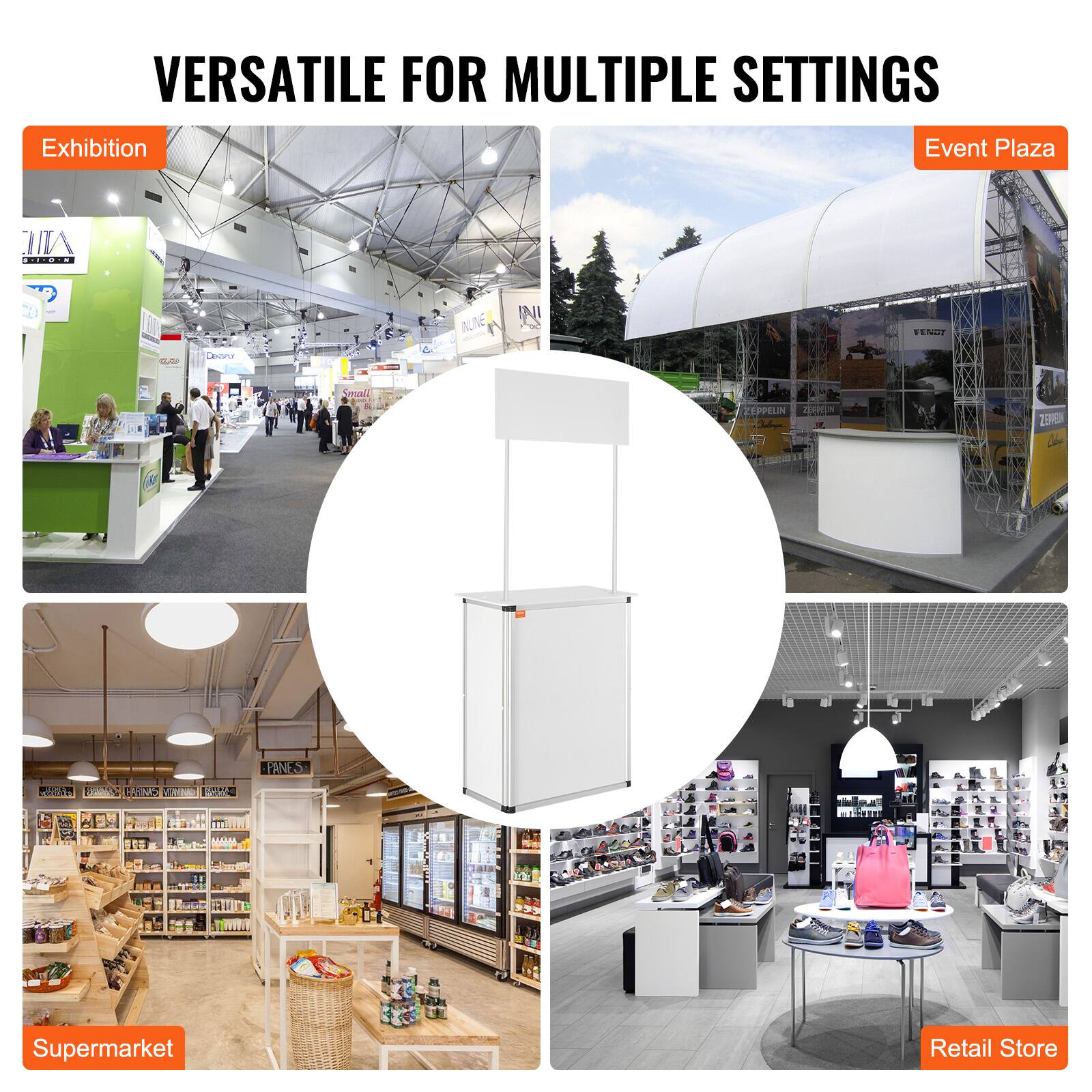 VERSATILE FOR MULTIPLE SETTINGS

Exhibition

Event Plaza

Supermarket

Retail Store