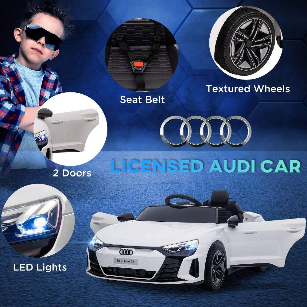 - Seat Belt
- Textured Wheels
- LICENSED AUDI CAR 2 Doors
- LED Lights
- RS e-tron GT
