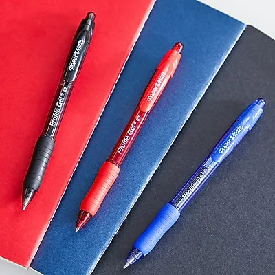 Ppen Point Paper Mate Profile Retractable Gel Pen, Medium Point, 0.7mm, 36/Pack ...