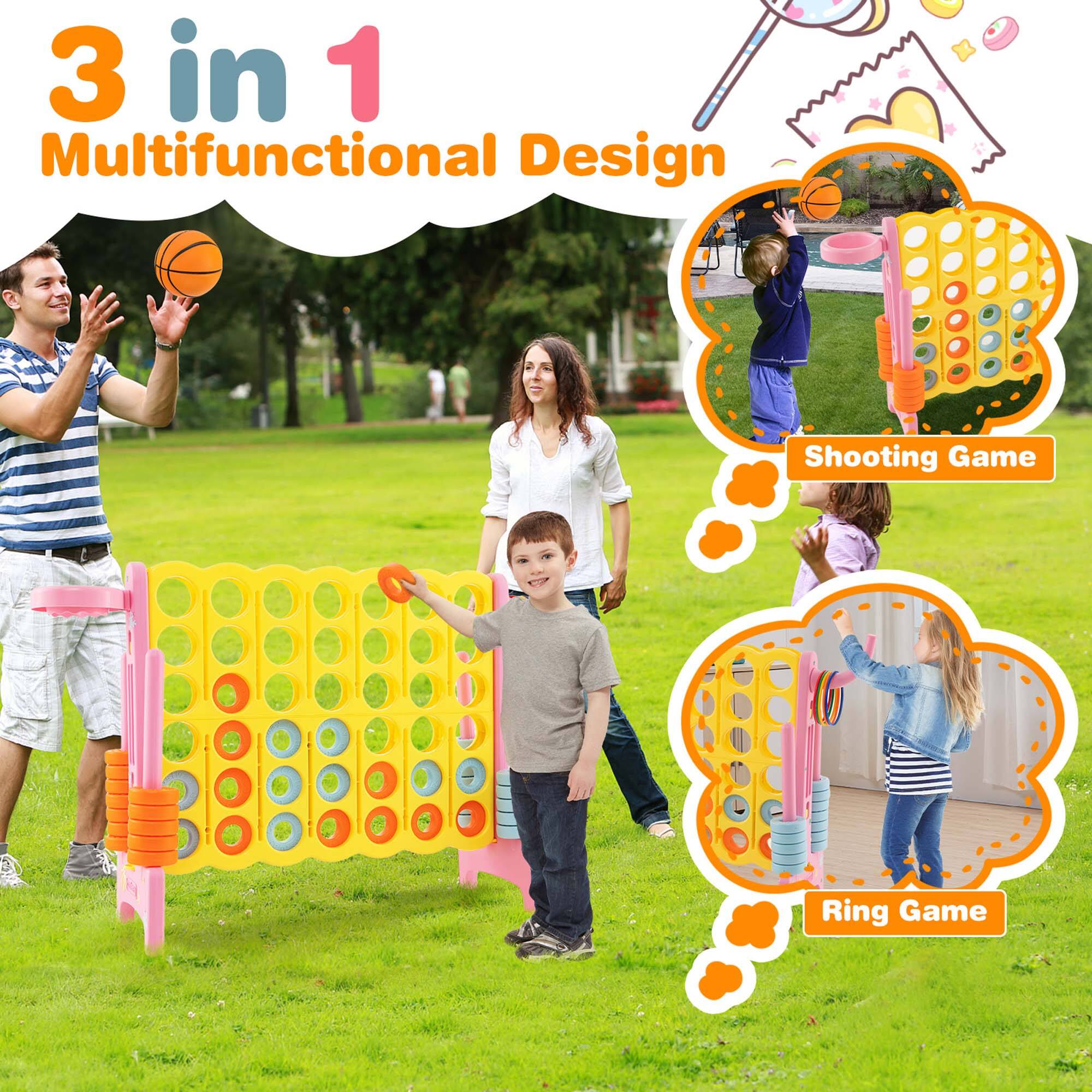 3 in 1 Multifunctional Design
Shooting Game
Ring Game