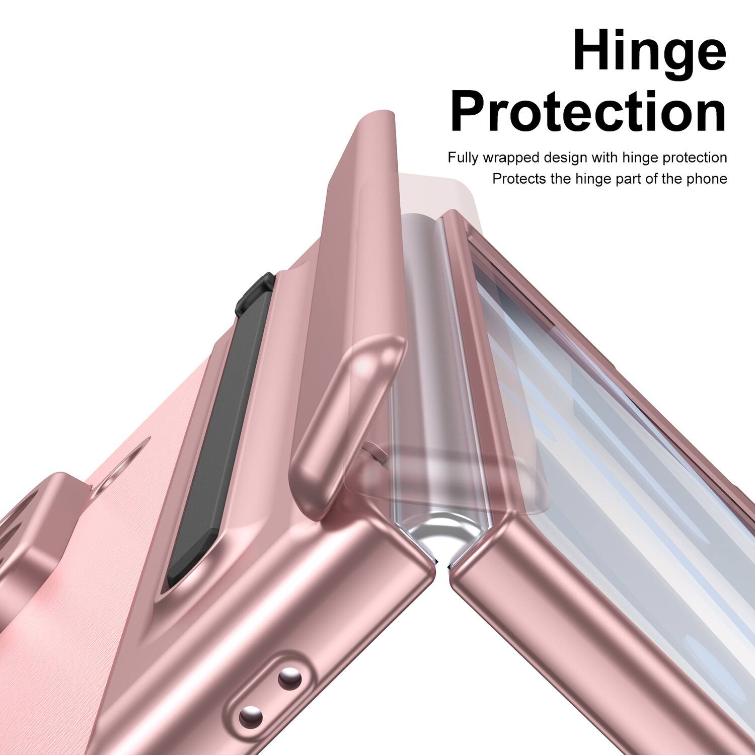 Hinge Protection

Fully wrapped design with hinge protection
Protects the hinge part of the phone