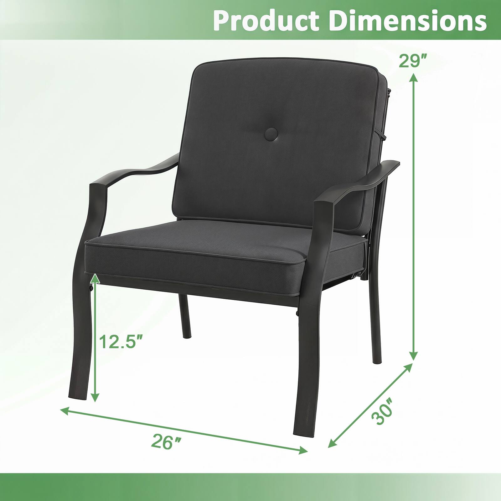 Product Dimensions: 29" x 12.5" x 26" x 30"