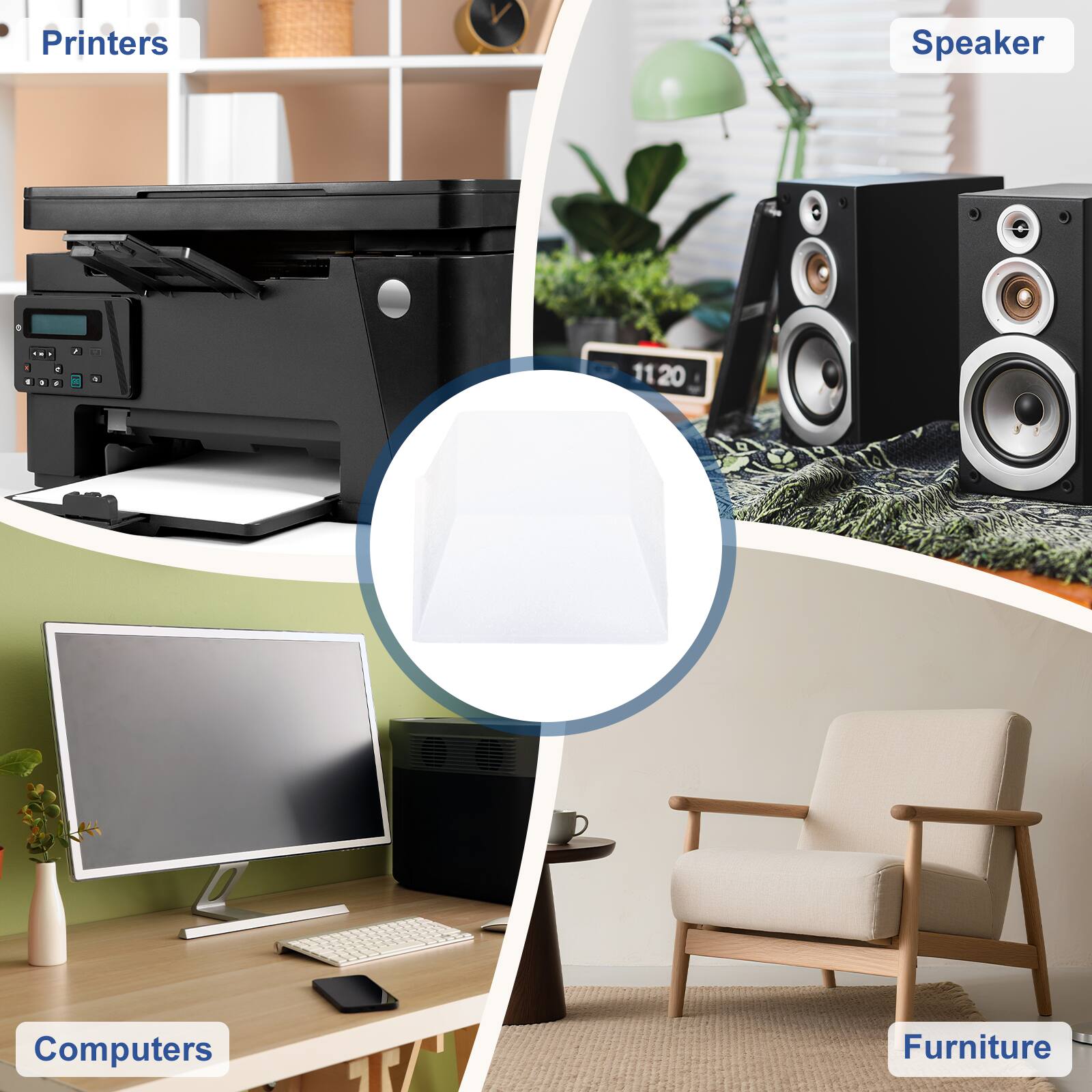 Printers  
Speaker  
Computers  
Furniture