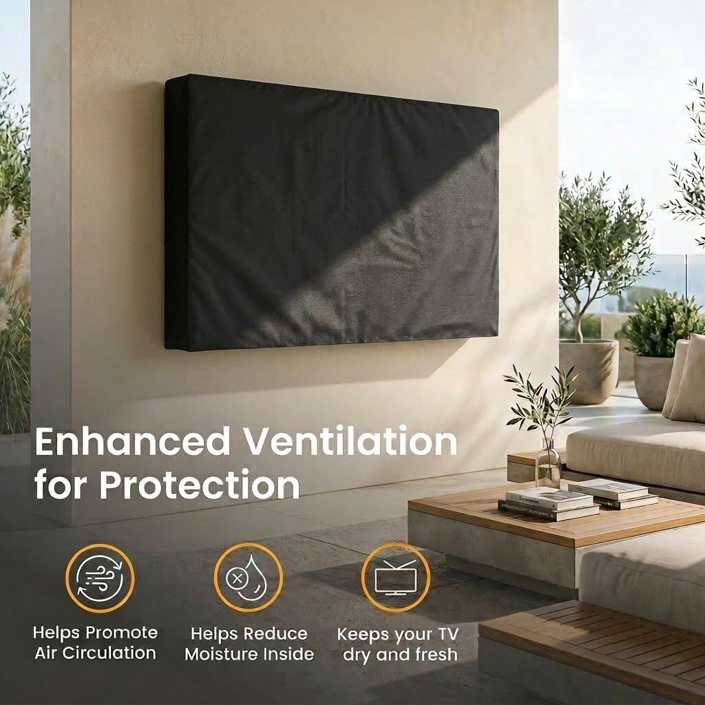 Enhanced Ventilation for Protection

- Helps Promote Air Circulation
- Helps Reduce Moisture Inside
- Keeps your TV dry and fresh