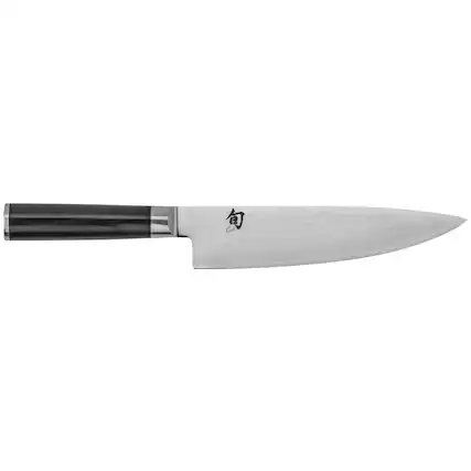 Front. Shun - Classic Chef's Knife, 8 Inch - Black.
