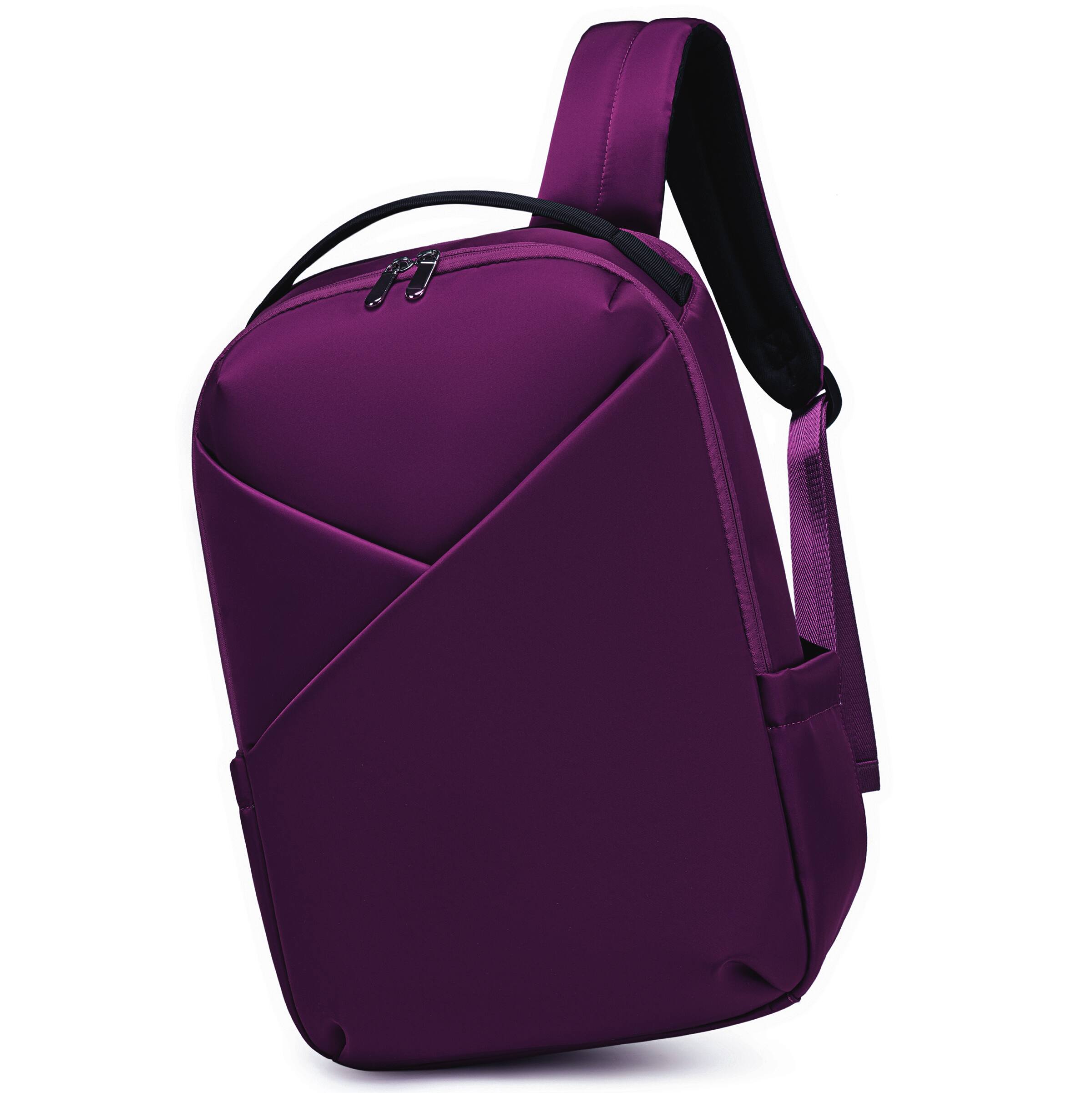 Alt View 5. Lux & Nyx - Lux & Nyx - Origami 16" Laptop Backpack - Wine - Wine.