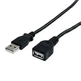 StarTech.com - StarTech 10' 4 Pin USB 2.0 A Male to Female Extension Cable, 24/28 AWG