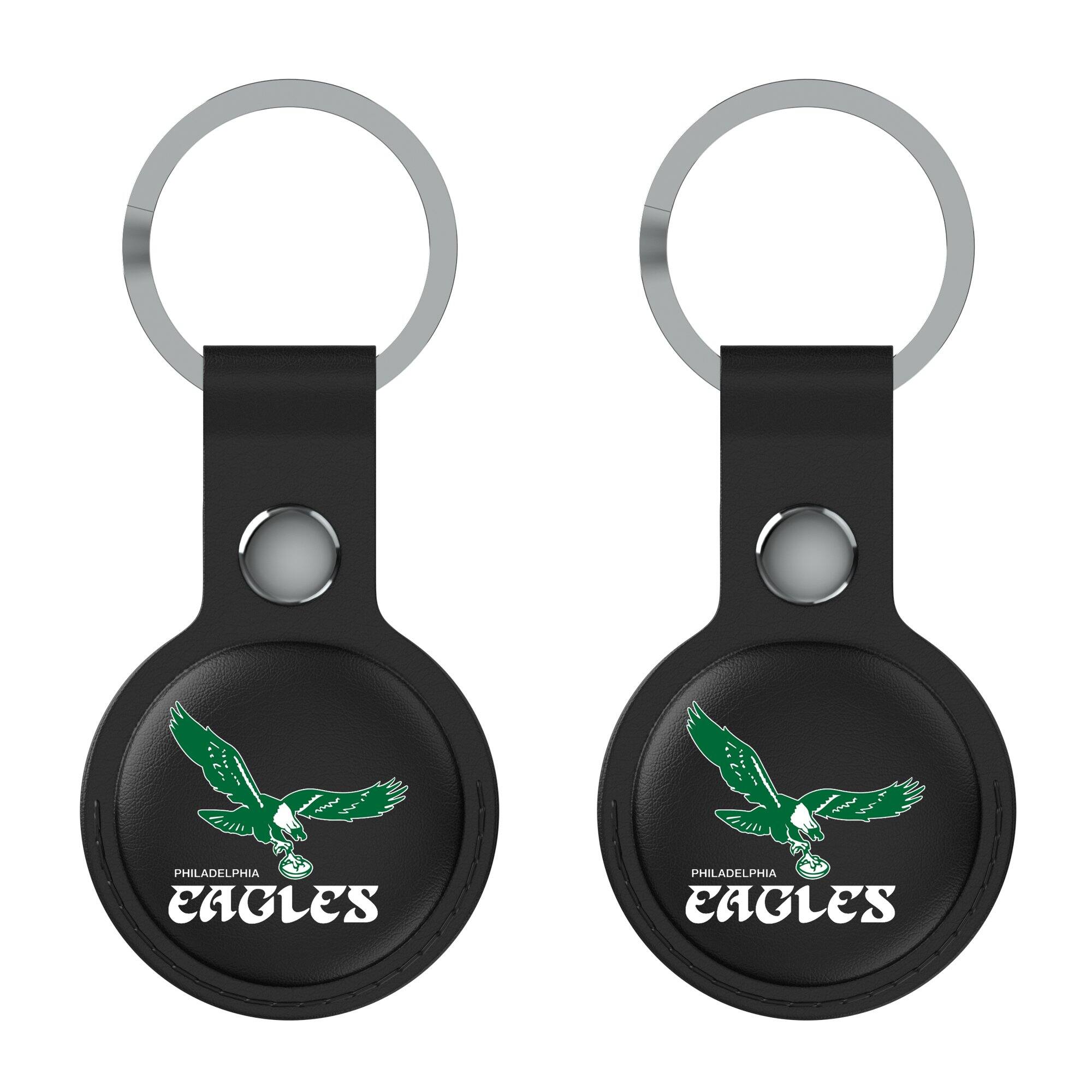 Keyscaper - Philadelphia Eagles Two-Pack AirTag Holders - No Size - Black