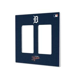 Keyscaper - Detroit Tigers Solid Double Rocker Light Switch Plate - Multicolor