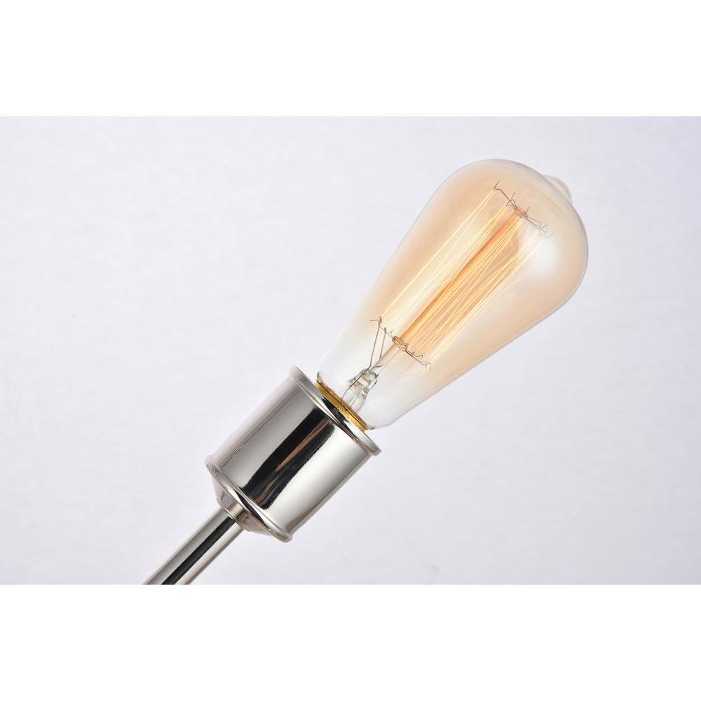 Back. Living District - Axel 6 Lights polished Nickel Pendant - Polished Nickel.