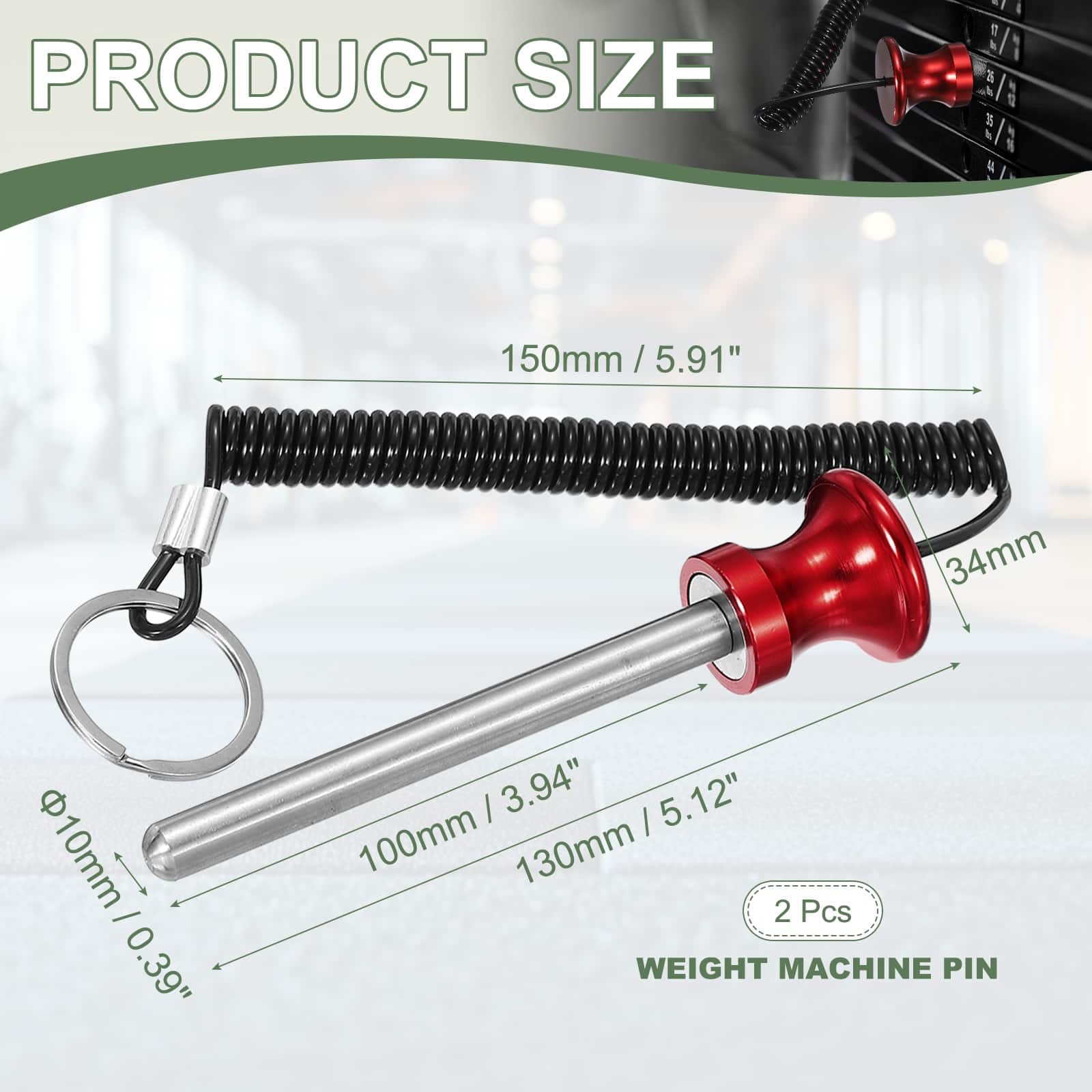 Unique Bargains Weight Stack Pin, Gym Pin Strength Training