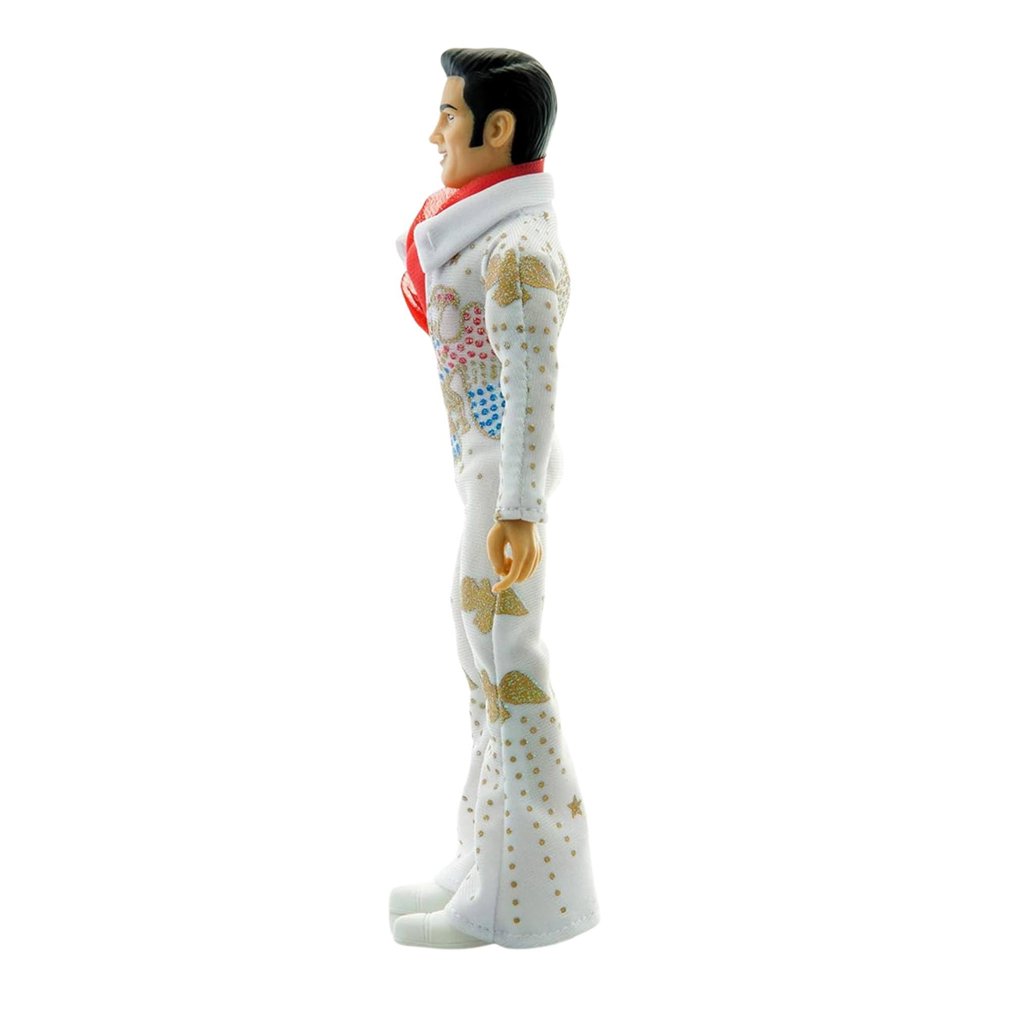 Alt View 2. Mego - Mego Elvis Aloha Jumpsuit 8 Inch Action Figure - White.