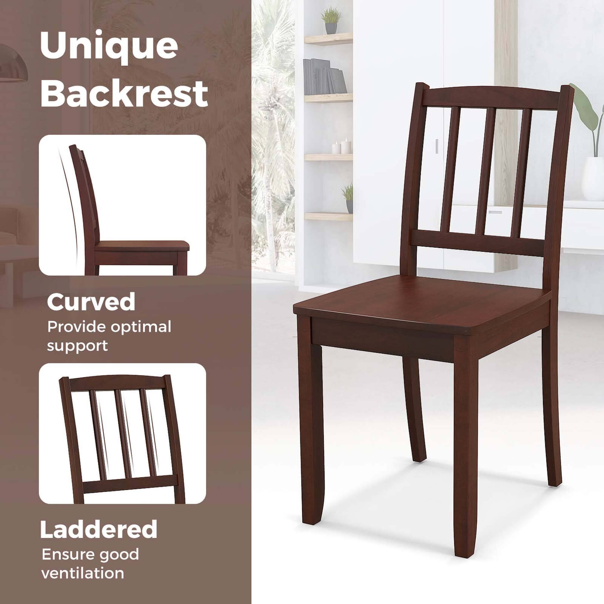 Unique Backrest Curved Provide optimal support Laddered Ensure good ventilation