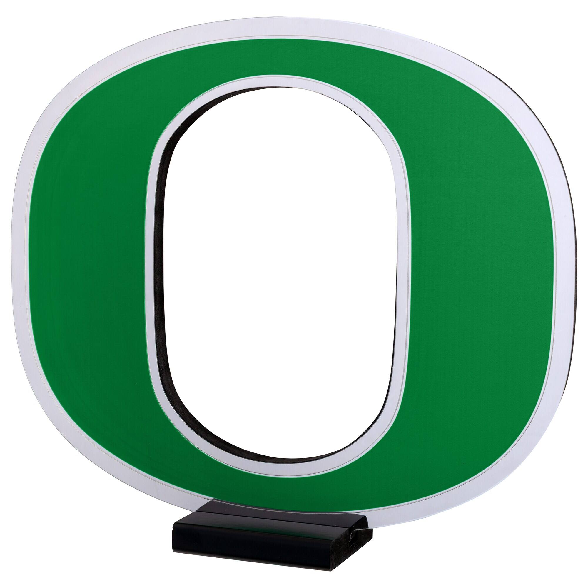 Alt View 1. Sporticulture - Oregon Ducks LED Infinity Logo Light - Green.