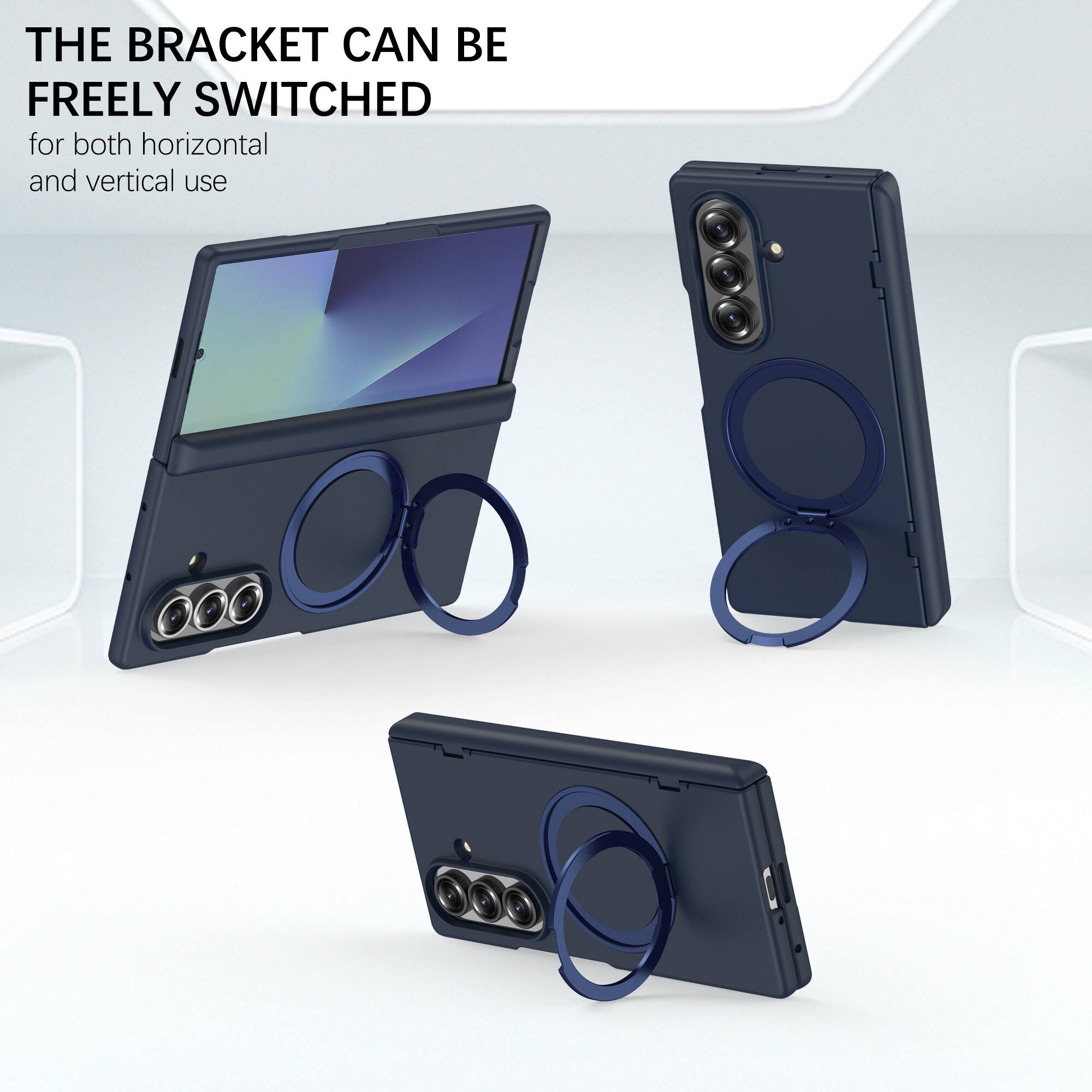 THE BRACKET CAN BE FREELY SWITCHED  
for both horizontal and vertical use