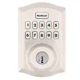 Kwikset - Home Connect 620 Smart Lock Deadbolt with Z-Wave Technology 98690-001 - Satin Nickel