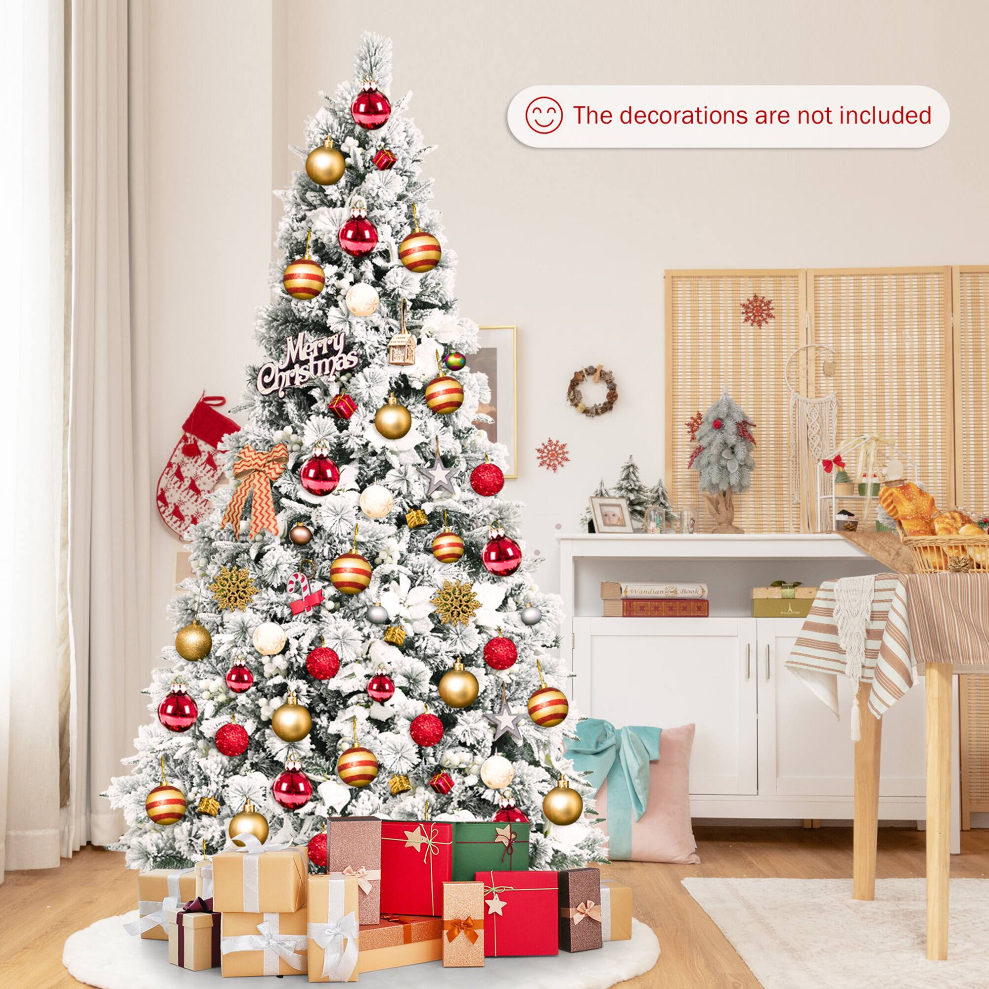 The decorations are not included

Merry Christmas