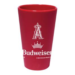 WinCraft - Los Angeles Angels MLB x Budweiser 16oz. Silicone Pint Glass - Multicolor